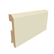 Плинтус плоский Vinyl 75х16х2070 ваниль 